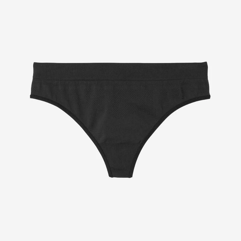 Kalenji Tanga Sans Coutures Femme - Noir 1 Kalenji Tanga Sans Coutures Femme - Noir