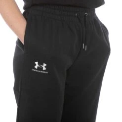 Under Armour Essential Fleece Pantalon Noir Femme -Sport Vêtements Magasin under armour essential fleece pantalon noir femme 3