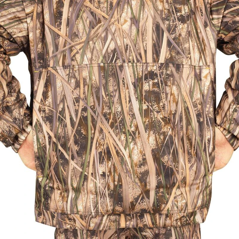 Veste Chasse Chaude Et Coupe-vent 100 Camouflage Marais 9 Veste Chasse Chaude Et Coupe-vent 100 Camouflage Marais – Image 9