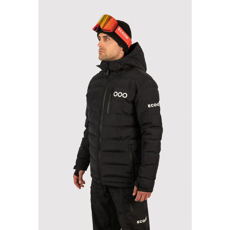 Veste De Ski Pour Homme ECOON ECOThermo Noir 2 Veste De Ski Pour Homme ECOON ECOThermo Noir – Image 2