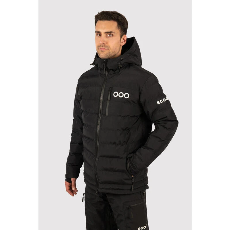 Veste De Ski Pour Homme ECOON ECOThermo Noir 4 Veste De Ski Pour Homme ECOON ECOThermo Noir – Image 4