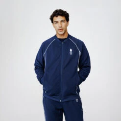Veste De Survêtement Equipe De France Olympique Adulte Mixte Bleu