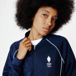 Veste De Survêtement Equipe De France Olympique Adulte Mixte Bleu -Sport Vêtements Magasin veste de survetement equipe de france olympique adulte mixte bleu 5