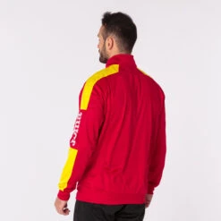 Veste Homme Joma Championship Iv Rouge Jaune -Sport Vêtements Magasin veste homme joma championship iv rouge jaune 2