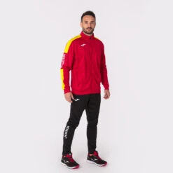 Veste Homme Joma Championship Iv Rouge Jaune -Sport Vêtements Magasin veste homme joma championship iv rouge jaune 3