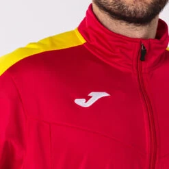 Veste Homme Joma Championship Iv Rouge Jaune -Sport Vêtements Magasin veste homme joma championship iv rouge jaune 4
