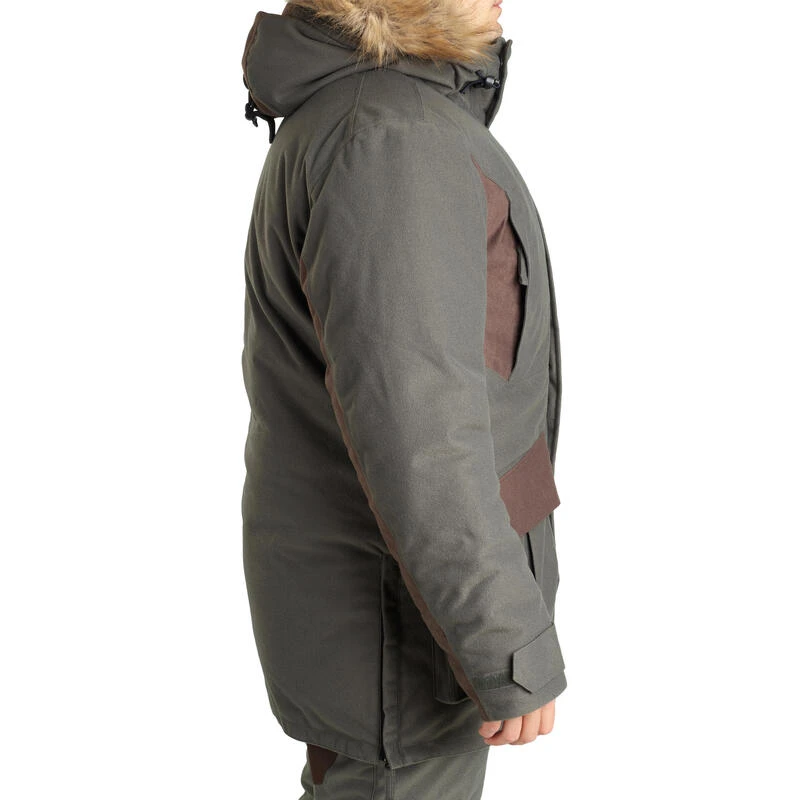 VESTE IMPERMEABLE CHAUDE -20°C VERTE 100 4 VESTE IMPERMEABLE CHAUDE -20°C VERTE 100 – Image 4