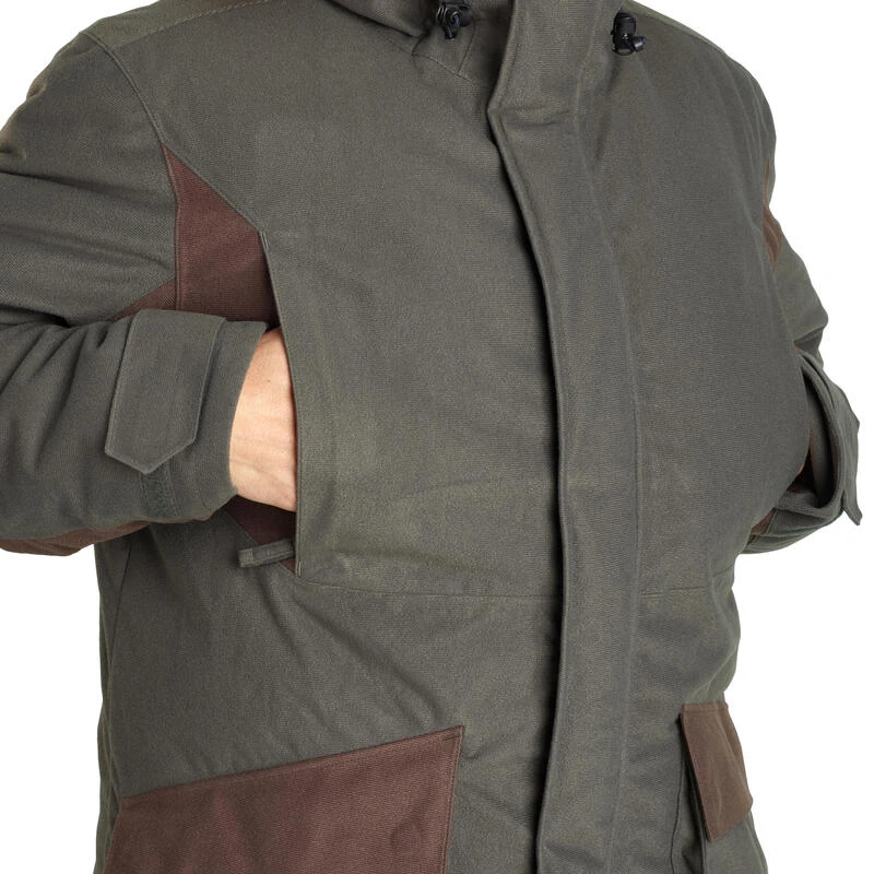 VESTE IMPERMEABLE CHAUDE -20°C VERTE 100 6 VESTE IMPERMEABLE CHAUDE -20°C VERTE 100 – Image 6