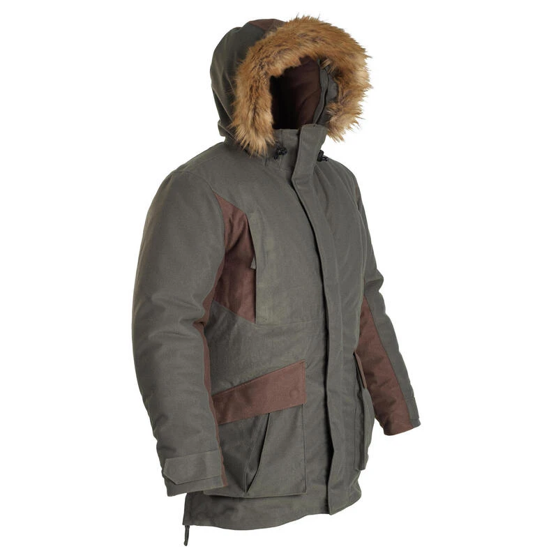 VESTE IMPERMEABLE CHAUDE -20°C VERTE 100 1 VESTE IMPERMEABLE CHAUDE -20°C VERTE 100