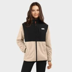 Veste Polaire Ripstop Femme Sports D'hiver Brienz-W Beige