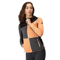 Regatta Veste Polaire WALBURY Femme (Orange Clair / Noir) -Sport Vêtements Magasin veste polaire walbury femme orange clair noir 2