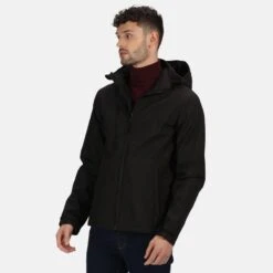 Regatta Veste Softshell VENTURER Homme (Noir) -Sport Vêtements Magasin veste softshell venturer homme noir 2
