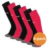 Xtreme Chaussettes De Compression De Course à Pied 6 Paires Multicolore Rose