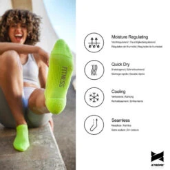 Xtreme Chaussettes De Fitness 3 Paires Noir -Sport Vêtements Magasin xtreme chaussettes de fitness 3 paires noir 2